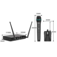 Mikrofonski sistem DEBRA AUDIO AU400 Pro UHF 4 kanali s 4 mikrofoni