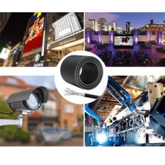 Ethernet Cable 60m Cat 7 SFTP 10GBPS 600MHz for LAN black