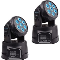 DJ BETOPPER LM70S 7x8W RGBW, Active Sound / DMX, 2 darab