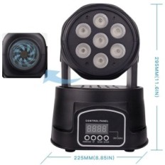 DJ BETOPPER LM70S 7x8W RGBW, Active Sound / DMX, 2 darab