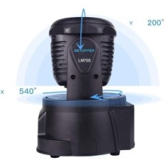 DJ BETOPPER LM70S 7x8W RGBW, Active Sound / DMX, 2 darab