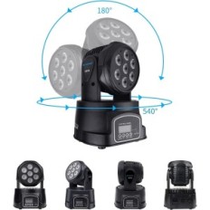 DJ BETOPPER LM70S 7x8W RGBW, Active Sound / DMX, 2 darab