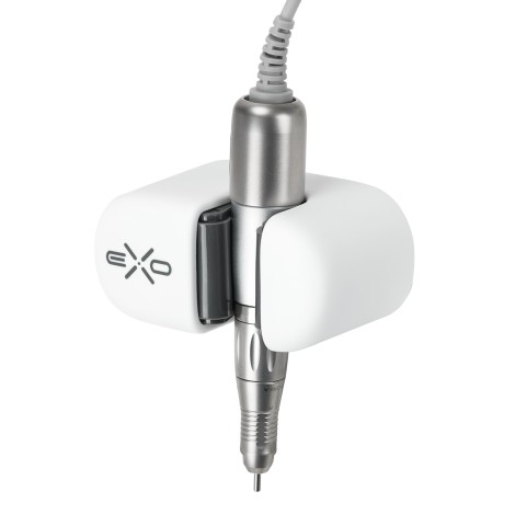 Sada: Saeyang Marathon Cyclone-Vac brúska na nechty pre podiatriu s odsávačom + úložná jednotka Mini 969 — pohľad spredu