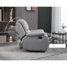 Esposizione Homcom braccio con deviazione, poggiapiedi, fino a 150 kg, grigio