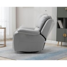 Esposizione Homcom braccio con deviazione, poggiapiedi, fino a 150 kg, grigio