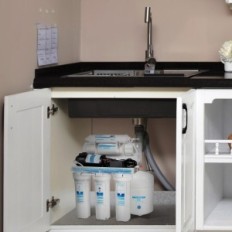 Sistema di filtrazione dell'acqua a 5 stadi Geekpure usata con osmosi e filtro da 75Gnd