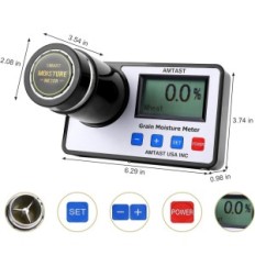 Moisture Moisture Tester Amtast AMT155 for Cereal Wheat Professional Moisture Meter Grains
