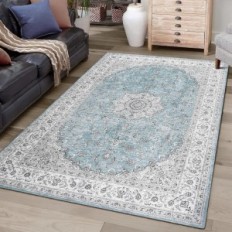 Carpet Caromio 160x230cm Vedenpitävä liukumaton sininen