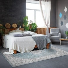 Tapete Caromio 160x230cm à prova d'água não-deslizamento antiderrapante