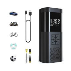 Bærbar VC-027 12V 6000mAh bilpumpe, Power Bank