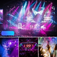 Professionel LED LED 20W RGBW LED for begivenheder og begivenheder 2 stk.