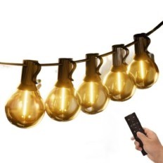 Lampadine a LED Yuucio LED, G40, 75 + 2 lampadine in plastica, 45 metri