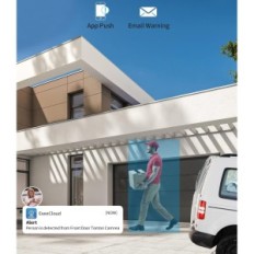 Poškodený 5 MP Tonton M0719HN4 Kamkordér nastavený s monitorom 7 ''