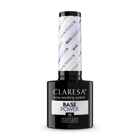 Claresa Power Base 11 -5g Nail Base Coat med Adheshionsfrämjare — framsida