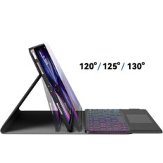 Teclado Earto com Trackpad para ipad Pro 12.9 (6A / 5A / 4A / 3A Gen), Qwerty