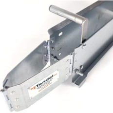 Gebruikte F12 Mortier Dia Tendelxii Zilveren rechthoekige aluminium montagehouder