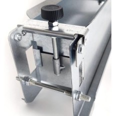 Brukt F12 Mortar Slide Tendensxii Sølv Rektangulær Aluminium Monteringsholder