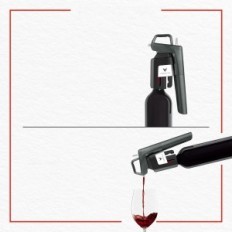 Coravin Système de vin Timeless Six + 3 capsules Bleu