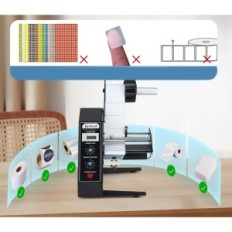 Dispensador automático de etiquetas CGALDENWALL Velocidad y tamaño ajustables