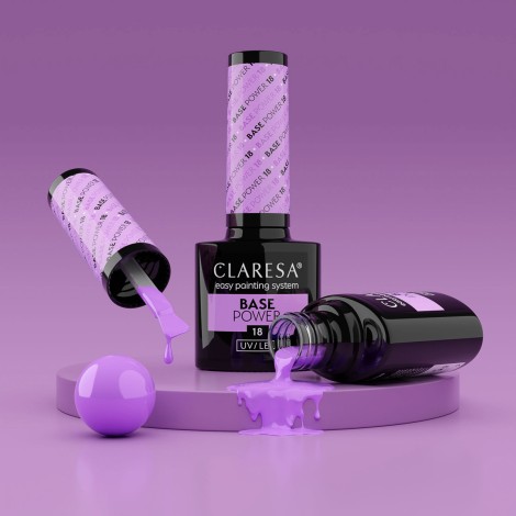 Claresa Power Base 18 -5g Βάση Νυχιών με Ενισχυτικό Προσκόλλησης