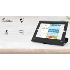 Rack belte for iPad til 10,2 "roterende 360 ° anti-discrey svart