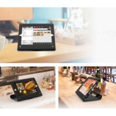 Rack Belt for iPad to 10.2 "Rotating 360 ° Anti-Discrey Black