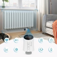 Set van 3 Salcar WiFi Alexa Google Tuya Thermostats met batterijen