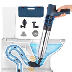 Piston électrique pour toilettes avec 4 conseils, pression d'air