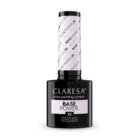 Claresa Power Base 20 - 5g erősítő körömalapozó — elölnézet