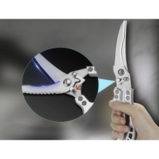 Kuchyňské nůžky resteq model 2v1 pro kosti, pouzdro, nerezová ocel