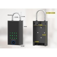 Seguro para Eseeesmart B3BF Chaves com impressão digital e código IP65 à prova d'água