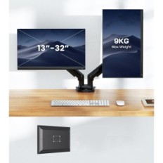 Stanite za dva Huanuo HNDS6 monitora 13-32 inča Vesa 75/100 mm