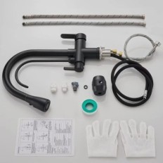 Akumulators Kekbon de-Kob8039b 3 tornis Tap ūdenī ar nolaišanas funkciju Black