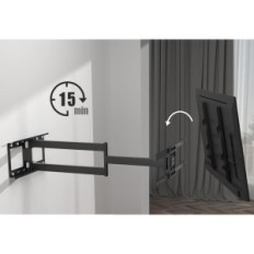 Ikke sett veggholderen for Bontec CT139M TV, 32-75 '', 600x400mm