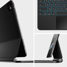 NINMIN-saken for iPad Pro 11 "M4 2024 med bakgrunnsbelysning Azerthe, svart