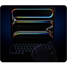 NINMIN-saken for iPad Pro 11 "M4 2024 med bakgrunnsbelysning Azerthe, svart