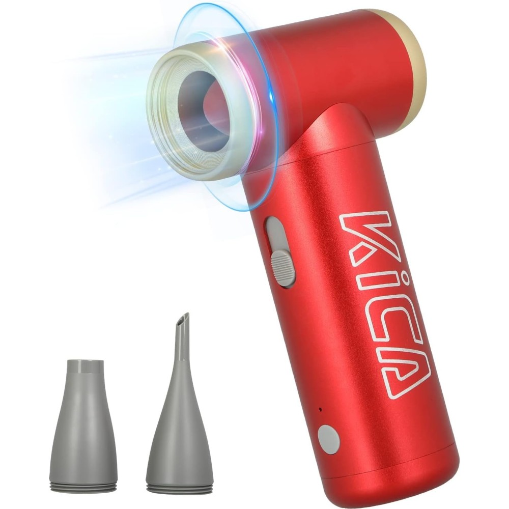 Jetfan 2 kica - Portable air blower for office and car, red