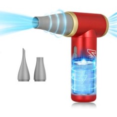 Jetfan 2 Kica - Antifonditore portatile per ufficio e auto, rosso