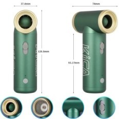 Jetfan 2 Kica - přenosný vzduchový dmychadlo pro kancelář a auto, červená