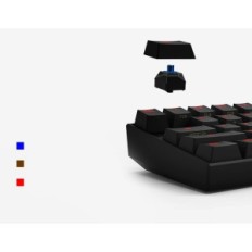 Oštećena mehanička tipkovnica kukuruza Anne Pro 2 RGB, Bluetooth 5.0 bijelo