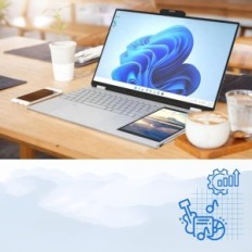 Nemojte postaviti prijenosniku Thunderb s dvostrukim zaslonom 15.6 "i 7", 16GB RAM