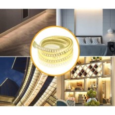 LED PAFING 230V 15M 120 diod z EU, 4000K plug, bela, po popravilu