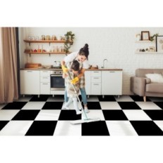 Ausstellung Vinylboden Oxdigte selbstklebend 6m², 0,6 x 10 m