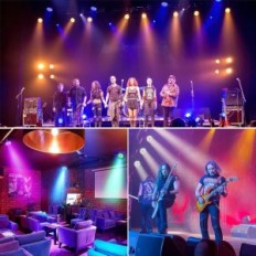 RGB LED reflector U`King 4 in 1 with remote control - lighting for parties and events