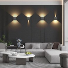 Wall LED-lamper K-lyse GW-A310 8PCS 12W 3000K varmehvite