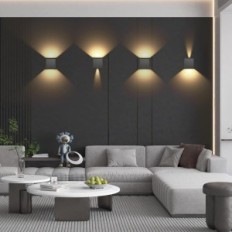 Væg LED lamper K-lyse GW-A310 8PCS 12W 3000K Heat White