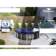 Used PLANENFUX POOL COVER PP04-BL Round 488 cm (460-500cm) UV