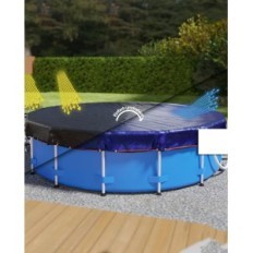 Planenfux Pool Cover PP04-Bl aplinks 488 cm (460-500cm) UV