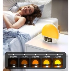 Wekker Foroid YF-01 25 Geluiden Projectie 9 Kleuren