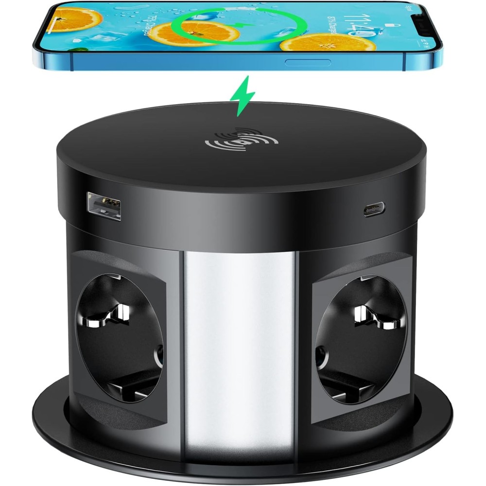 Built-in Hannelore 2 USB C Socket 4 Wireless Charger Socket